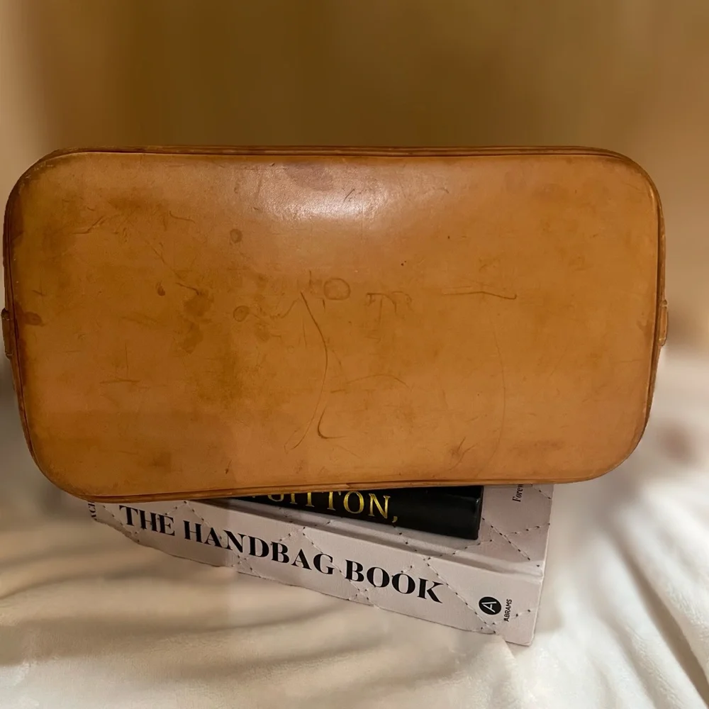 Louis Vuitton Pink and Brown Satchel with Floral Design - Picture 2 of 8